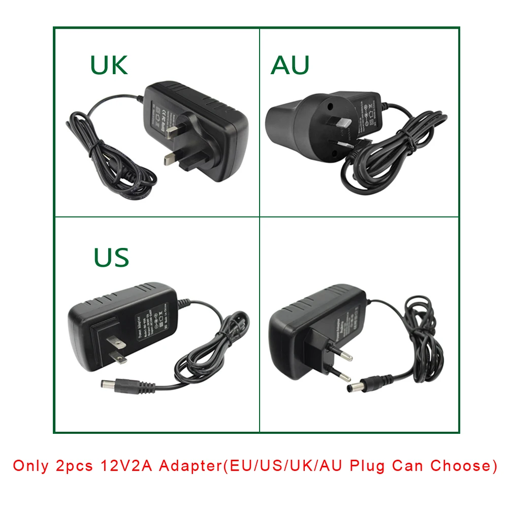 2pcs Adapter CDYCAM 2 шт 4 массива ИК светодиодный осветительный Светильник ИК инфракрасный металлический водонепроницаемый заполняющий светильник для камеры видеонаблюдения ночного видения - Цвет: 2pcs Adapter