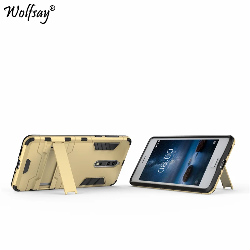 Чехол wolfsay для Nokia 8 чехол TA-1004 TA-1012 тонкий Робот-броня резиновый телефона Nokia8 Fundas |