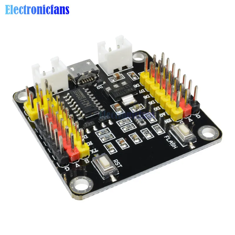 ESP8266 Φ CH340 CH340G Беспроводная плата разработки Wi-Fi MCU UART SPI антенна Micro USB ESP12 для Arduino