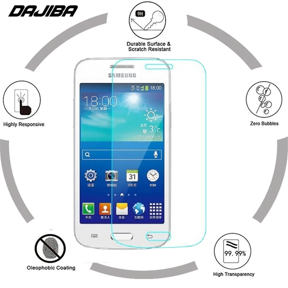 Премиум 2.5D пленка из закаленного стекла для Samsung Galaxy Star Advanced SM G350E 2 Plus G3502 G3500