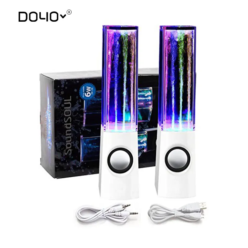 Dancing Water Speaker Portable Mini USB LED Light Bluetooth For iphone ipad PC MP3 MP4 PSP subwoofer water-column audio | Электроника