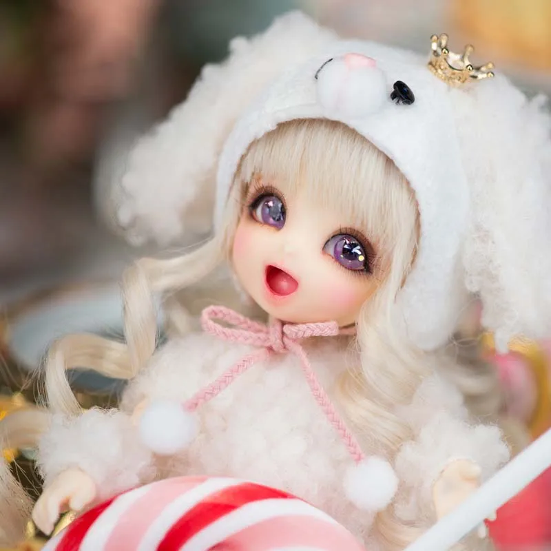 Полный комплект 1/8 BJD кукла / SD BB Милая понгпонг с свободными глазами для ребенка