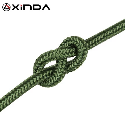 ArmyGreen-10m XINDA Escalada Паракорд Скалолазание Веревка аксессуары шнур 4 мм диаметр высокая сила Паракорд Веревка безопасности спасательное оборудование - Цвет: ArmyGreen-10m