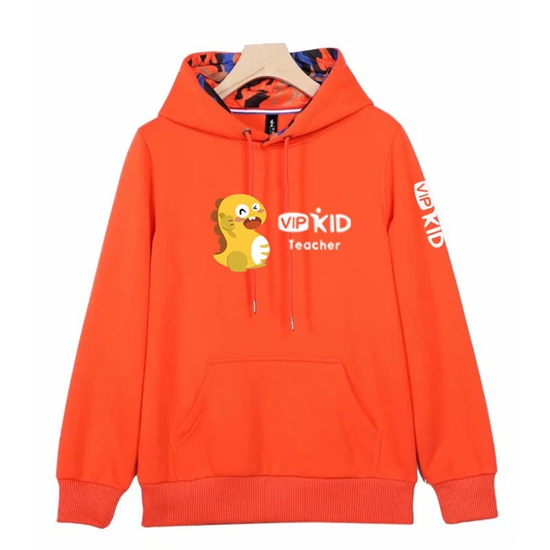 Индивидуальный заказ осень-зима Vipkid учитель Dino теплые плотные толстовки для Для