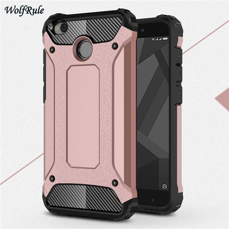 Xiaomi Redmi 4X Case Soft Silicon TPU WolfRule Cover for pro 5.0&quot Full Protective Shockproof Phone &lt | Мобильные телефоны и