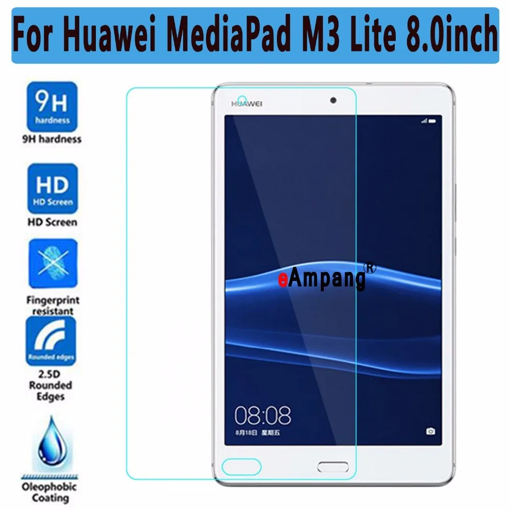 

Защита экрана из закаленного стекла для Huawei Mediapad M3 Lite 8 8,0 ThinTablet PC Защита экрана для Huawei M3 Lite 8