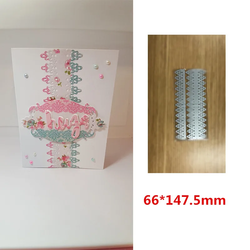 Дизайн Николь кружевная окантовка с краями металлические режущие штампы