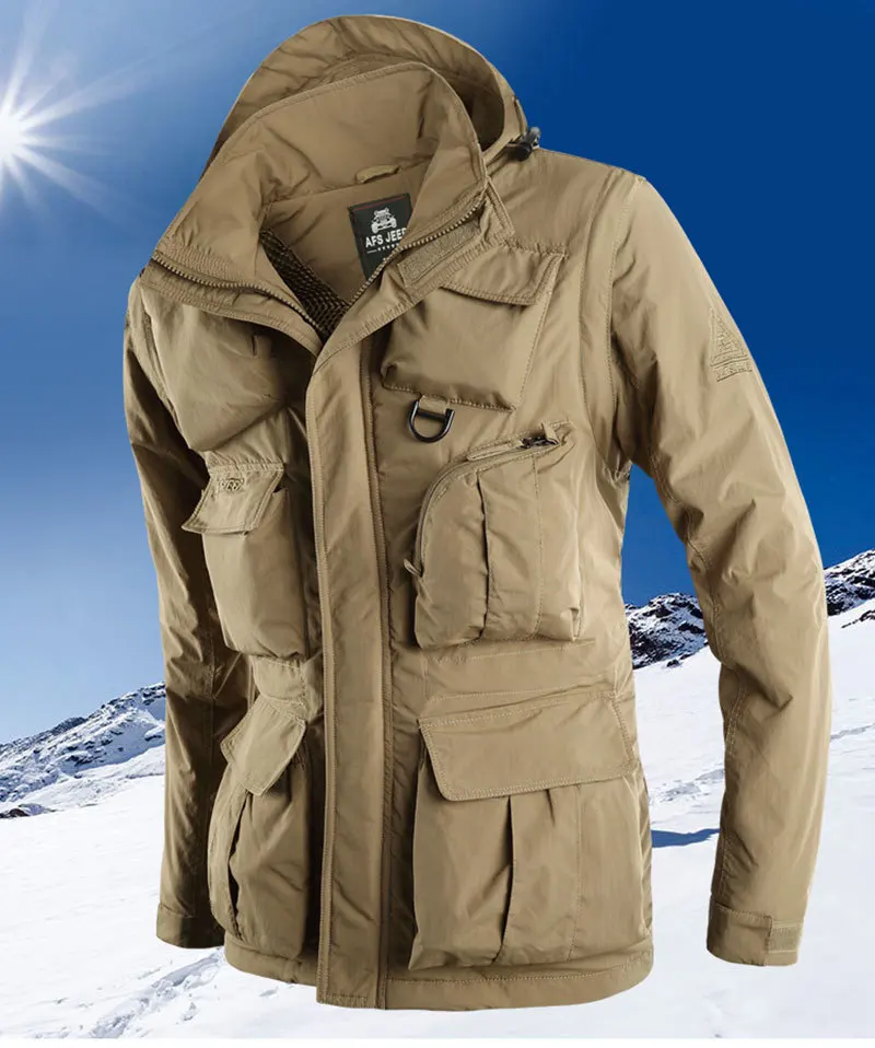 Men Quick Dry Jacket New Arrival Spring Autumn Brand Clothes Khaki Pockets Design Casual Coats Hooded Men CLOTHING Hot Sale