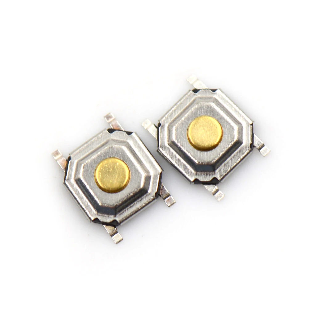 20 шт./лот 4*4*1 5 мм Световой сенсорный выключатель SMD4 ВКЛ./ВЫКЛ. Сенсорная кнопка