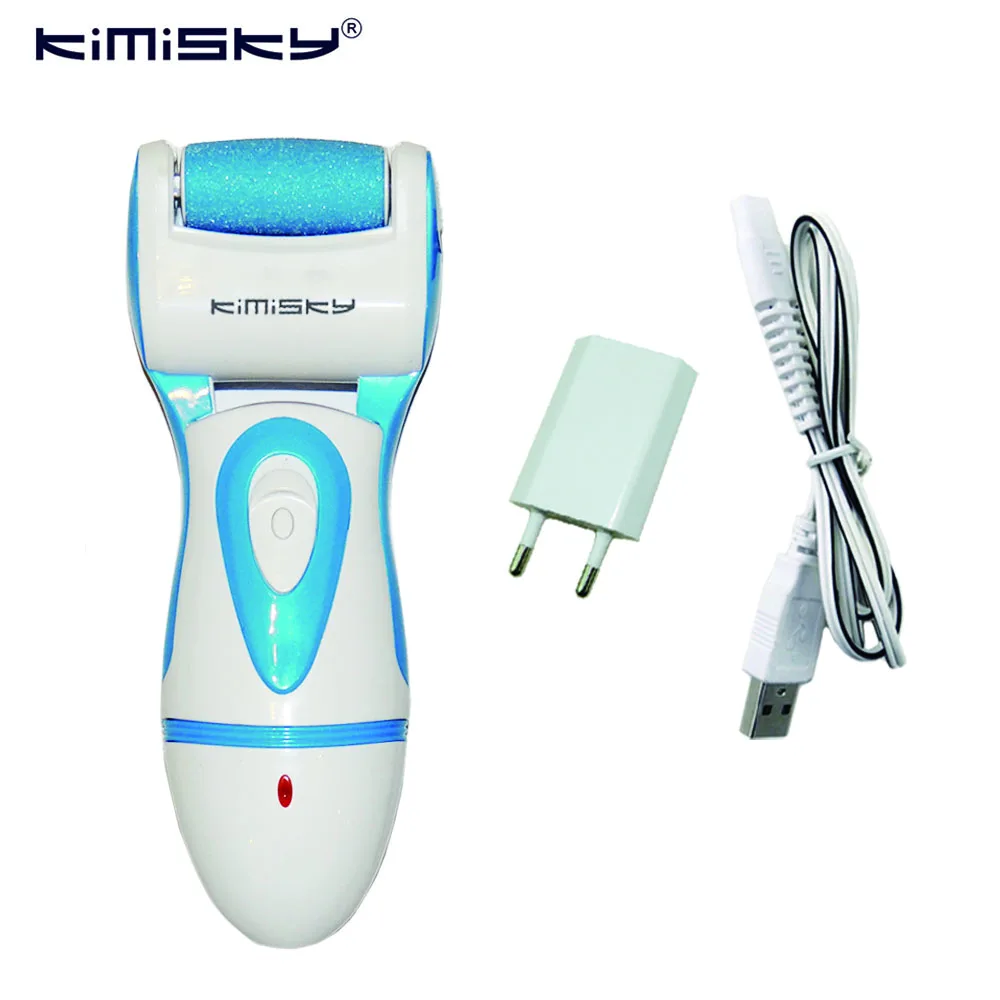 KIMISKY синий/красный перезаряжаемый инструмент для ухода за ногами педикюрные инструменты пилка для ног Dead skin remover Pedicura вибратор для ног Pies Уход за ногами