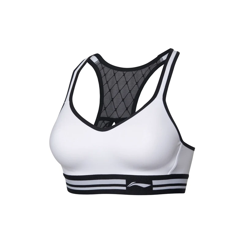 Женский тренировочный бюстгальтер Li-Ning спортивный для фитнеса и бега с высокой