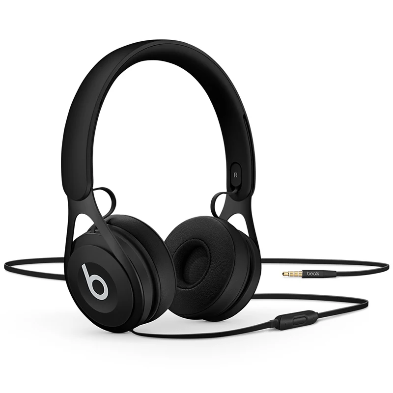 Beats EP Super Bass наушники и наушники с микрофоном стерео музыка Apple наушники для iPhone Компьютерная гарнитура геймер - Цвет: black