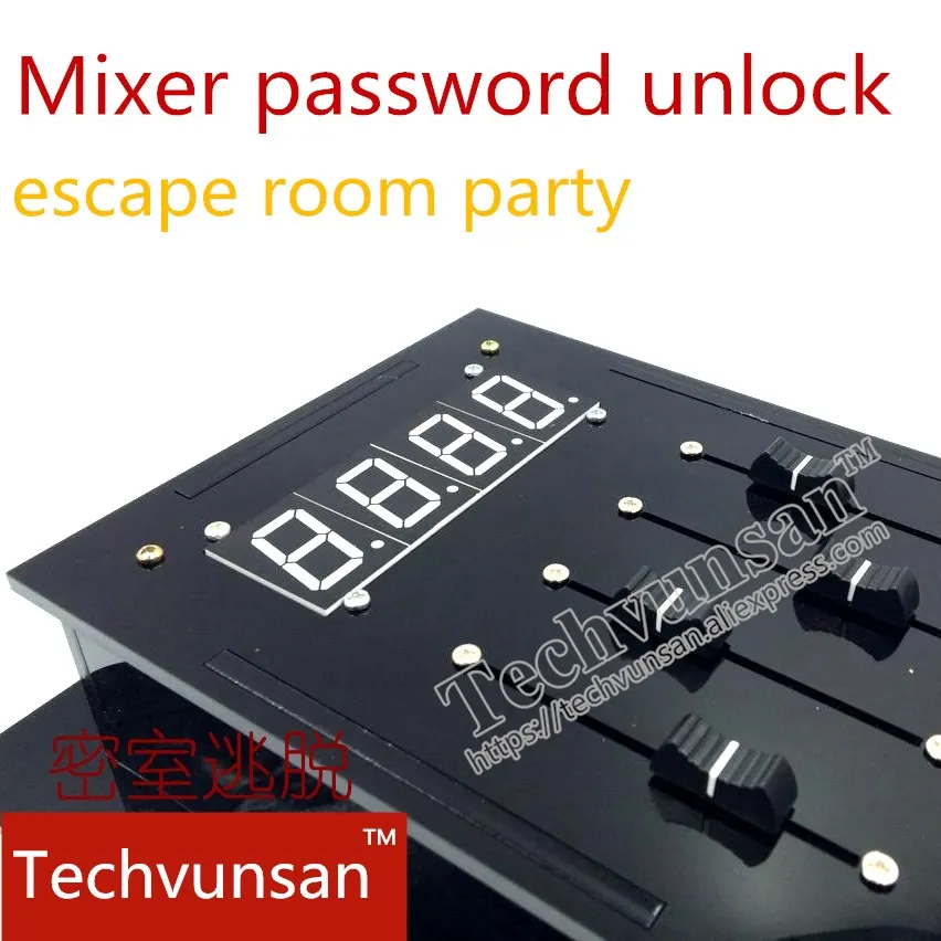 

FREE 60kg electromagnetic lock Mixer prop password unlock new finished product organs real life room escape props Takagism game