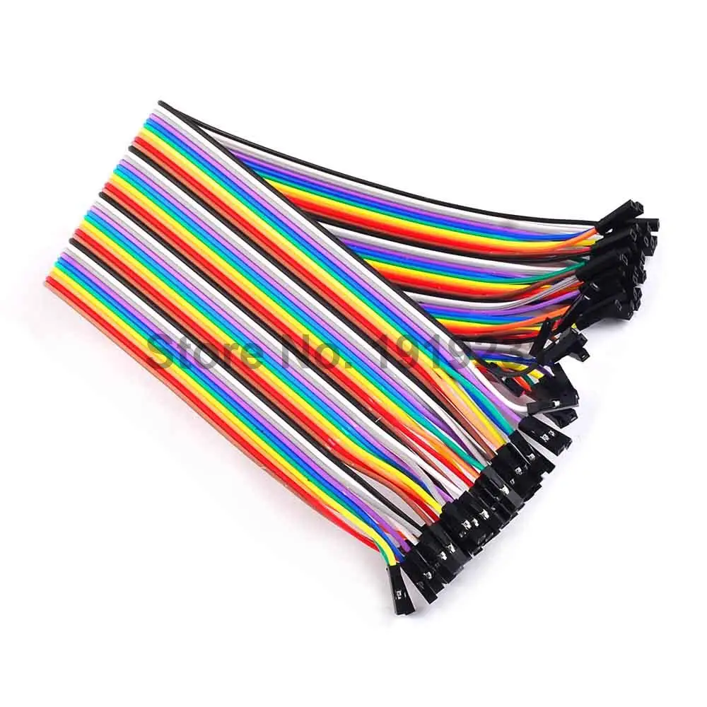 Перемычка для кабеля Dupont 40 шт. кабель линия гнездо 30 см 1P Arduino|line dupont|line cableline wire |