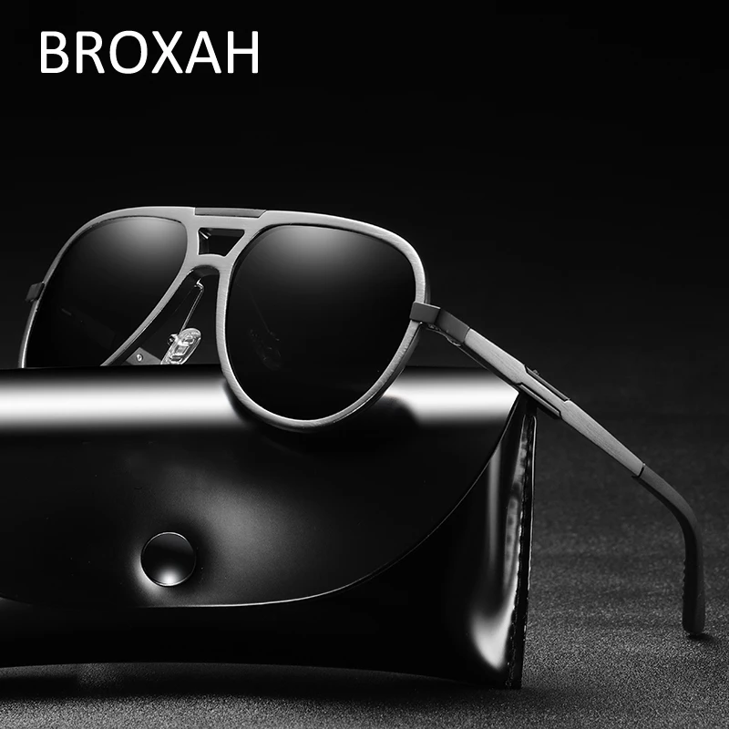 

High Quality Aluminium Magnesium Sunglasses Men Polarized 2019 Luxury Brand Driving Sun Glasses Mens Shades UV400 Lunettes Homme