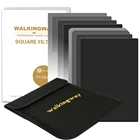 Градиентный серый и полноцветный фильтр ND2 ND4 ND8 ND16 для камеры, 150*100 мм, квадратный фильтр для Cokin Z серии Lee Hitec 4x6''