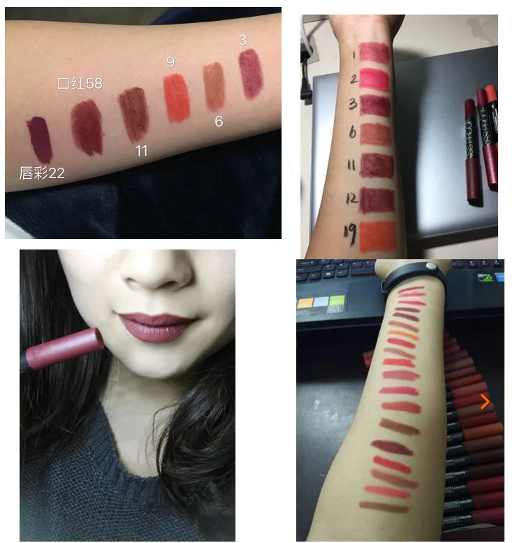 Бренд MENOW матовая губная помада с защитой от поцелуев карандаш точилкой дешевый