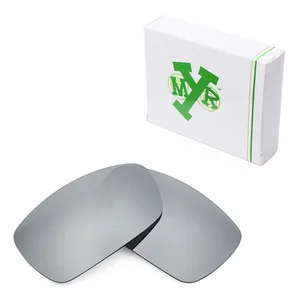 Mryok поляризованные Сменные линзы для солнцезащитных очков Oakley Spike из серебристого титана