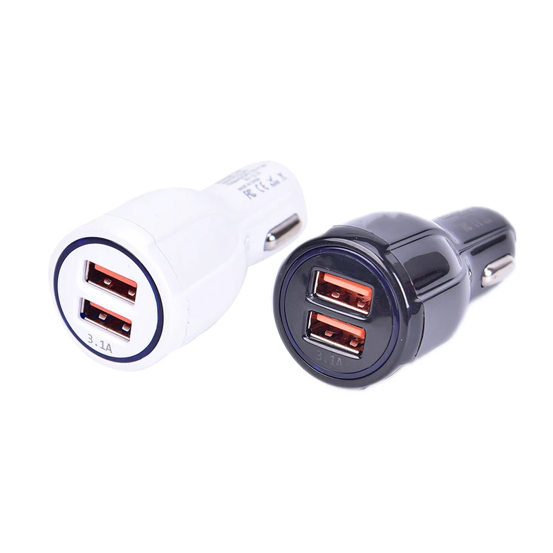 30 Вт автомобильное USB зарядное устройство Быстрая зарядка 3 0 2 порта для iPhone Samsung