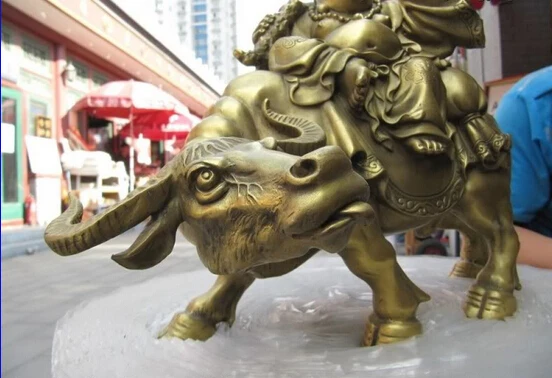 11 &quotКитайский народный латунный изысканные деньги Maitreya Rohan сидят на крупном