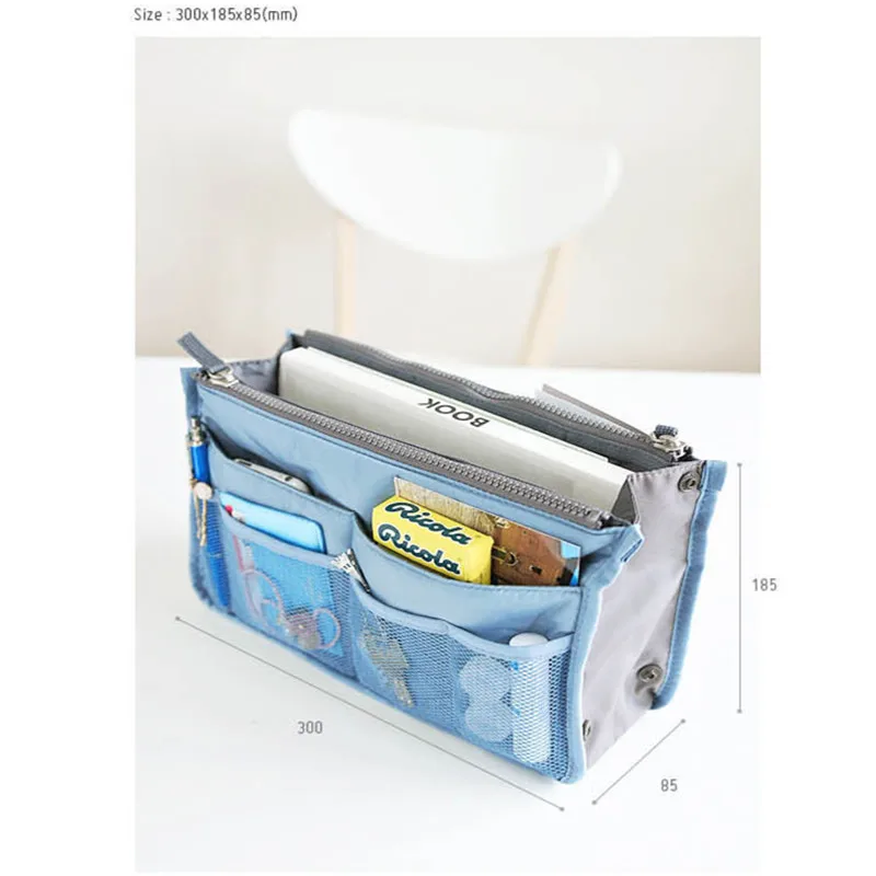 Portable Makeup bag Canvas Travel Bags Make Up Organizer Bag Women Men Casual Multifunctional Cosmetic Toiletry Storage Handbag