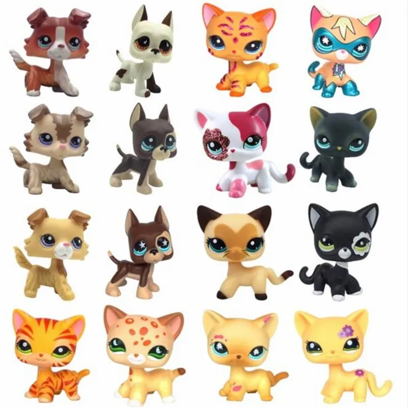 Lps cat Pet shop игрушки настоящая Изысканная короткошерстая кошка животное собака