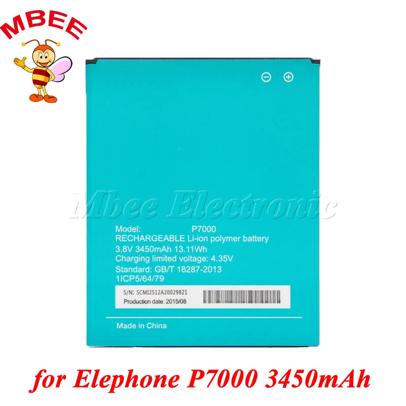 Аккумулятор для Elephone P7000 3450 мАч оригинальный аккумулятор батареи AKKU|battery for elephone