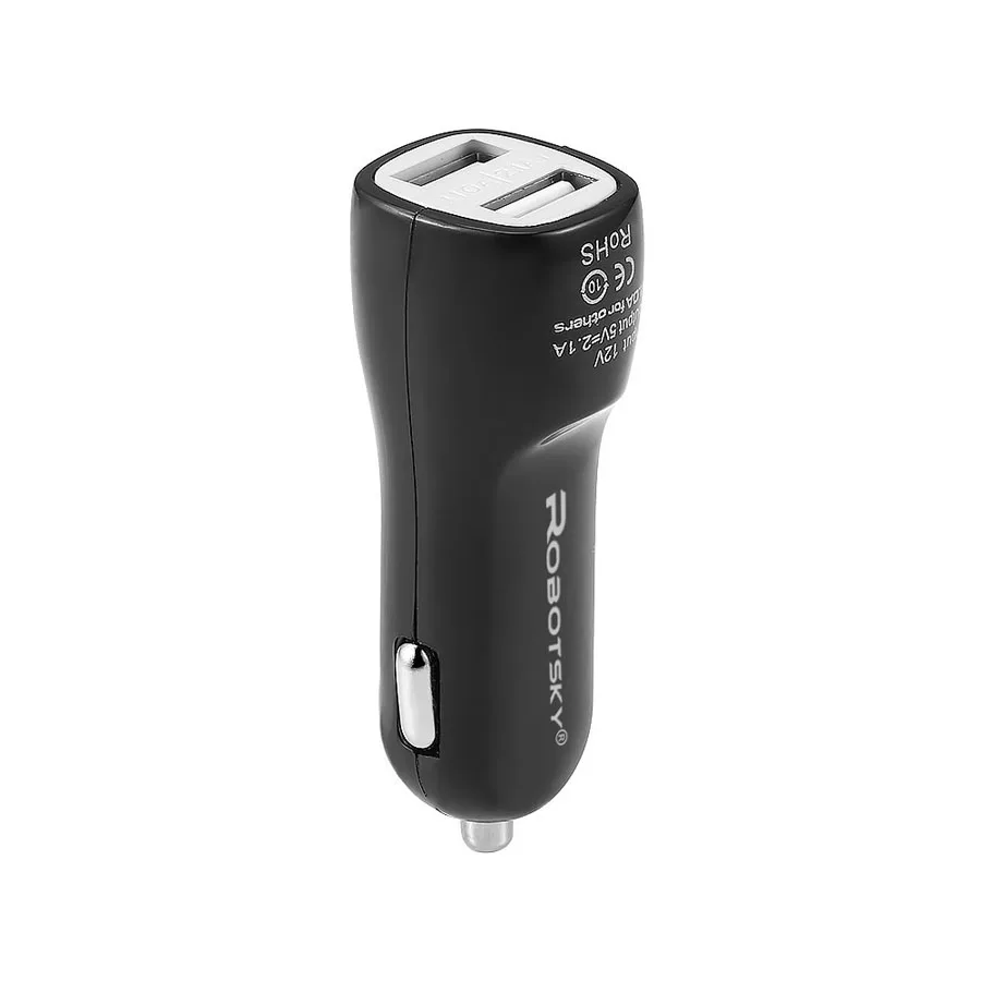Высокая скорость 2 порта USB Автомобильное зарядное устройство портативный дорожный адаптер для зарядки для iphone 7 6 6s Plus samsung смартфон 2.1A Быстрая зарядка