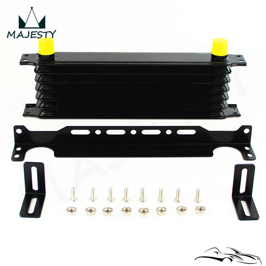 Подходит для B MW Mini Cooper S R53 7 рядный масляный охладитель w/кронштейн + фильтр