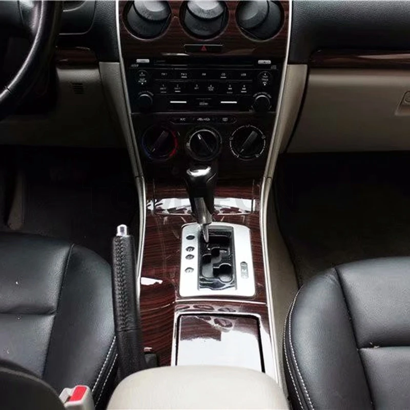 TOMEFON для Mazda 6 от 2006 до ABS деревянная краска для межкомнатных дверей панель передняя AC вентиляционная средняя подлокотник коробка Задняя накладка Стайлинг