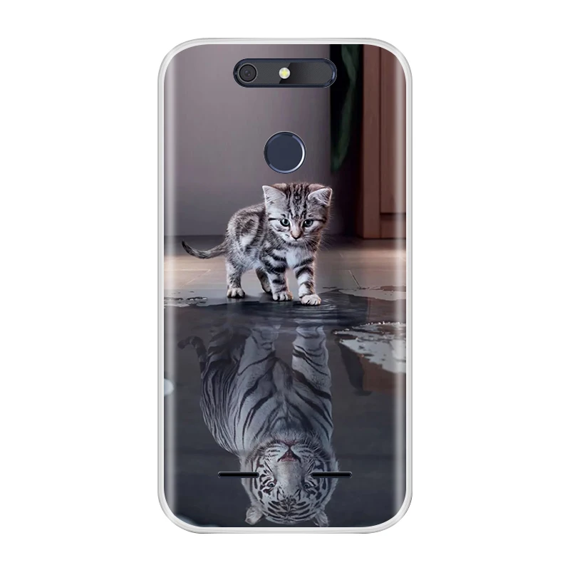 Чехол для телефона Zte Blade V8 Mini, 5,0 дюймов, мягкий силиконовый чехол из ТПУ с милым мультяшным рисунком для Zte Blade V8 Mini, чехол