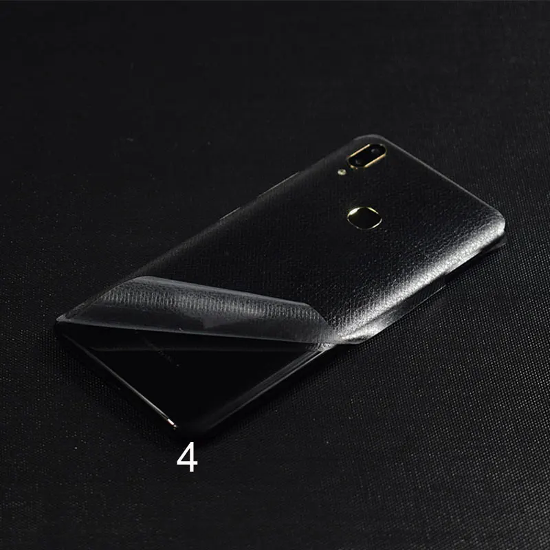 2018 Transparent Frosted Back Film Phone Sticker for VIVO Y85 Wrap Skins Fiber/Grid Cover Leather Grain optional |