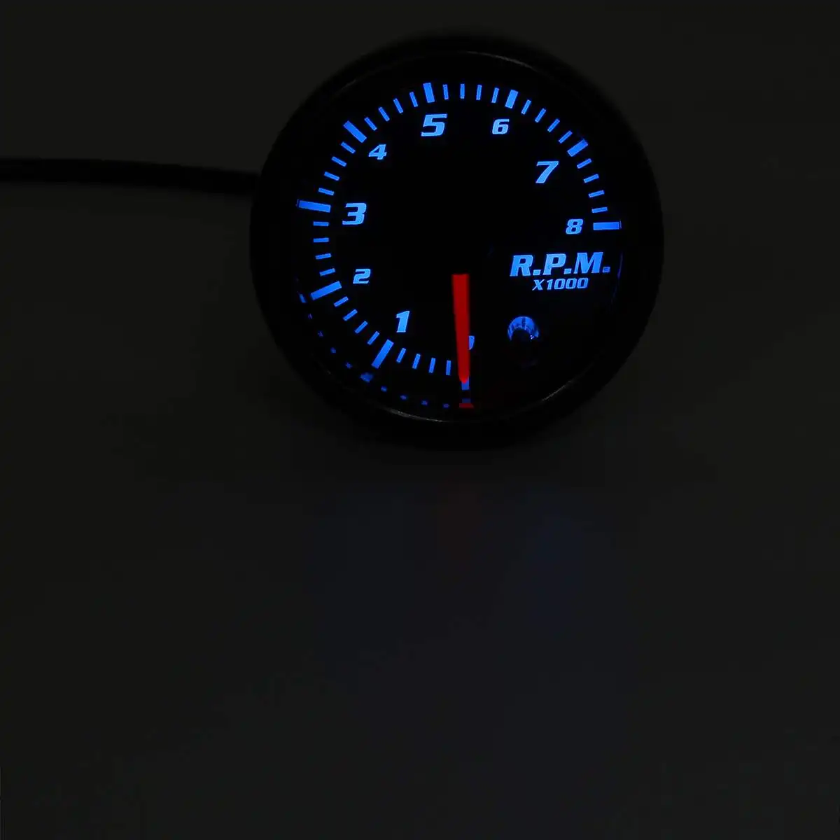 12 В Универсальный 2 дюйма 52 мм Тахометр RPM Gauge цифровой 7 цветов светодиодный дисплей Автомобильный измеритель