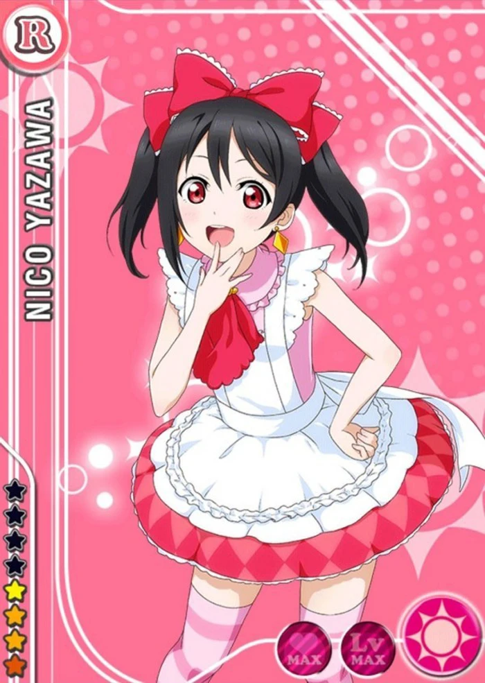 LoveLive! Проект школьного идола аниме косплей Ядзава Нико милое и платье горничной| |