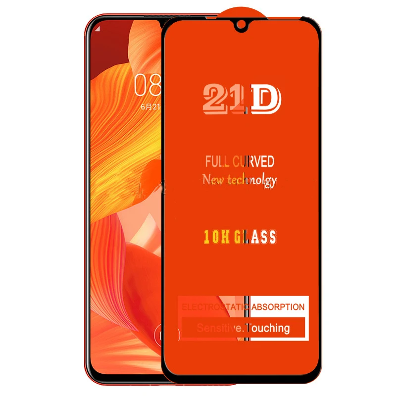 50 шт. полный клей из закаленного стекла 21D для huawei P30 P20 Pro Lite P Smart Z Y9 Y7 Y6 Prime Nova 4E 3E Защитная пленка для экрана