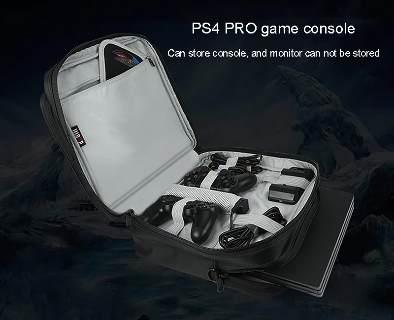 BUBM PS4 дорожная сумка для переноски, игровая консоль сумка защитный чехол для PS4/PS4 PRO/xbox ONE X контроллер и аксессуары