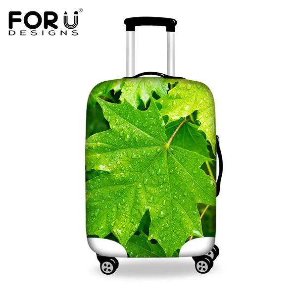 FORUDESIGNS/3D Кленовый лист с принтами, водонепроницаемый дождевик, дорожный багажный чехол для 18 20 22 24 26 28 30 дюймов, чехол для костюма - Цвет: HB0065