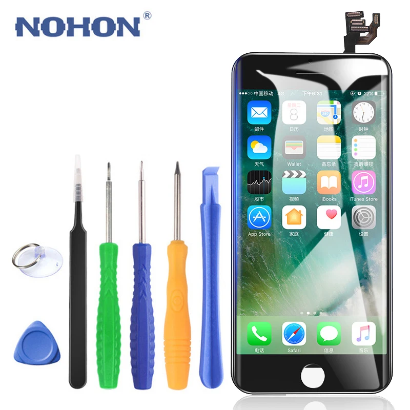 

NOHON, ЖК-экран, AAAA, для iPhone 6, 6 S, 4,7 дюймов, замена, 3D дигитайзер, дисплей, 3D сила, мобильный телефон, lcd s, Бесплатные инструменты