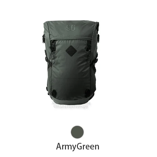 army green Xiaomi Mijia 90 Hike рюкзак 25L большой емкости IPX4 водонепроницаемая сумка для ноутбука для кемпинга, походов, деловых поездок - Цвет: army green