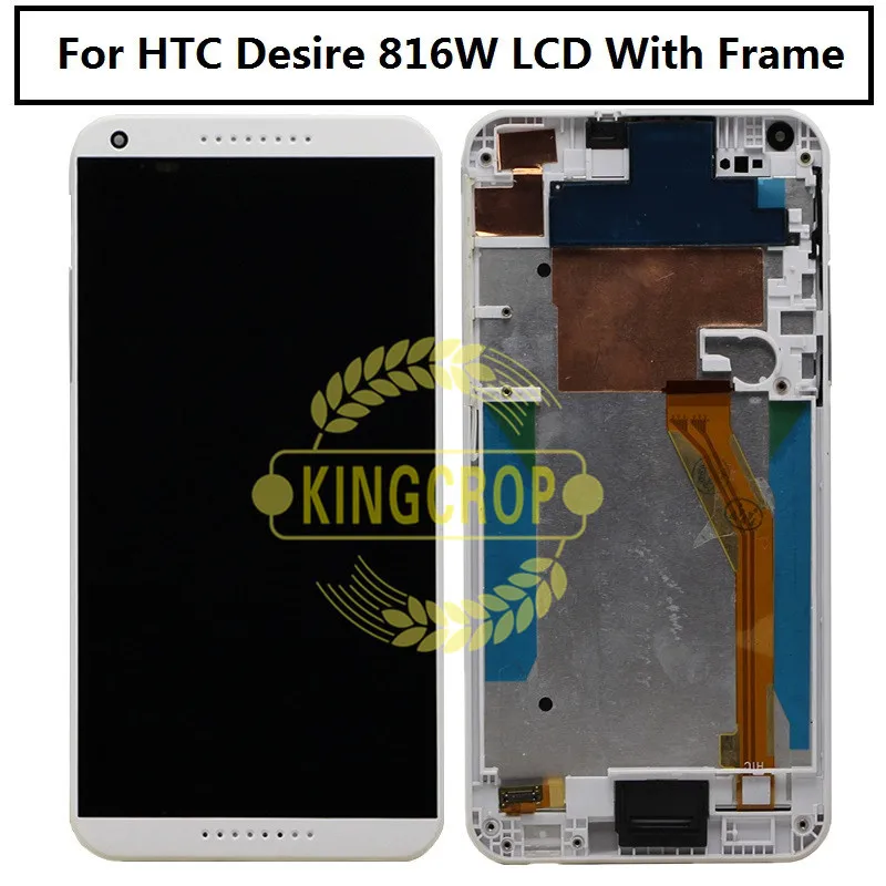 Черный и белый для HTC Desire 816 816W D816x ЖК дисплей сенсорная панель экран дигитайзер с
