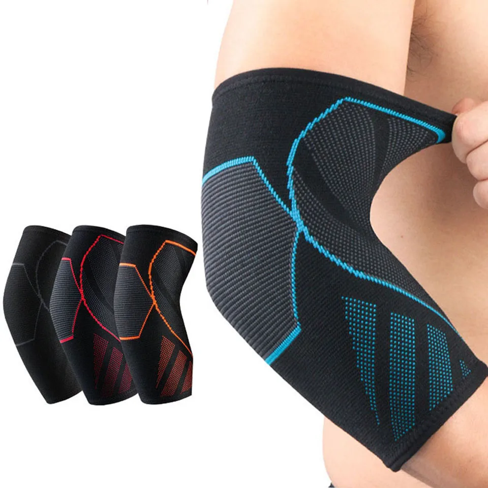 

1PCS Breathable Compression Sleeve Elbow Brace Support Protector for Weightlifting Arthritis Volleyball Tennis Arm Brace