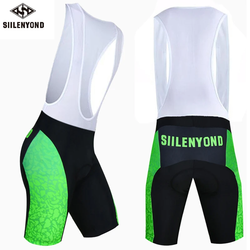 Bib Shorts Ударопрочный велотренажер плотный велотренажер шорты для горного велосипеда шорты с летним Coolmax Велосипедные шорты 3D гелевая Накладка для человека - Цвет: Bib Shorts