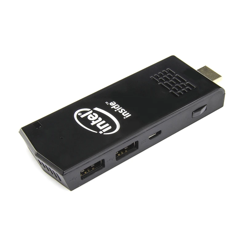 Intel Mini PC W5 компьютер с Windows 10 Atom Z3735 ОЗУ 2 Гб eMMC 32 Bluetooth 4 0 встроенный вентилятор |