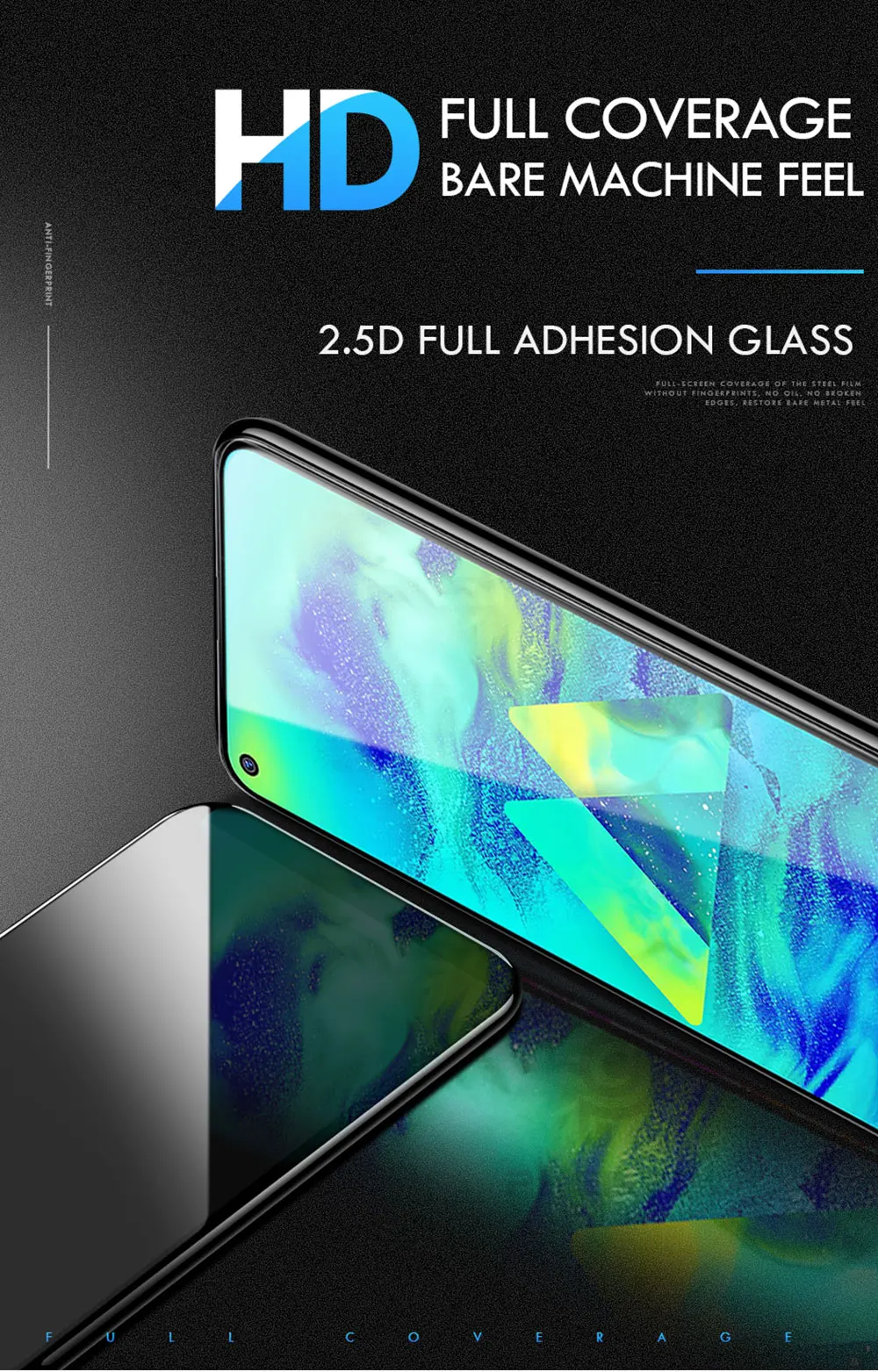 2 шт протектор экрана для samsung A80 M40 9H 2.5D Защитное стекло для samsung Galaxy M30 A90 A20 M10 A9 закаленное стекло