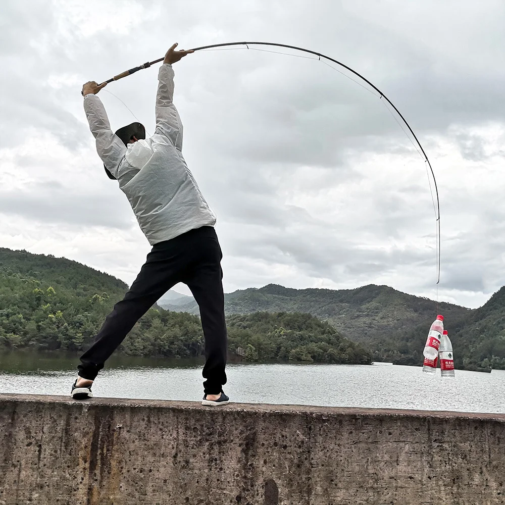 spinning rod Casting Hand Fishing Rod Ultralight Carbon Pesca Feeder Pole M Power Lure Wt:3-21g Line Weight 6-12lb