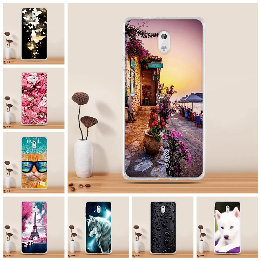 Для Nokia 3 чехол силиконовый для 5 2 7 9 3D рельефный рисунок мягкий из ТПУ Капа|case for