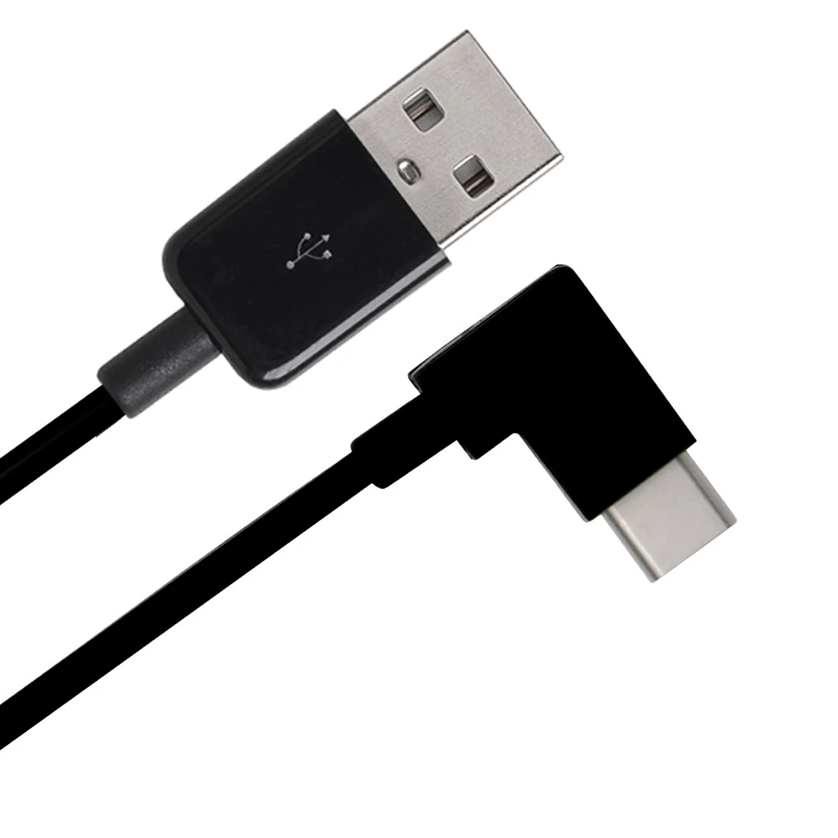 CY 20 см черный под прямым углом Type C USB 2 0 Кабель с разъемом 90 градусов для планшетов