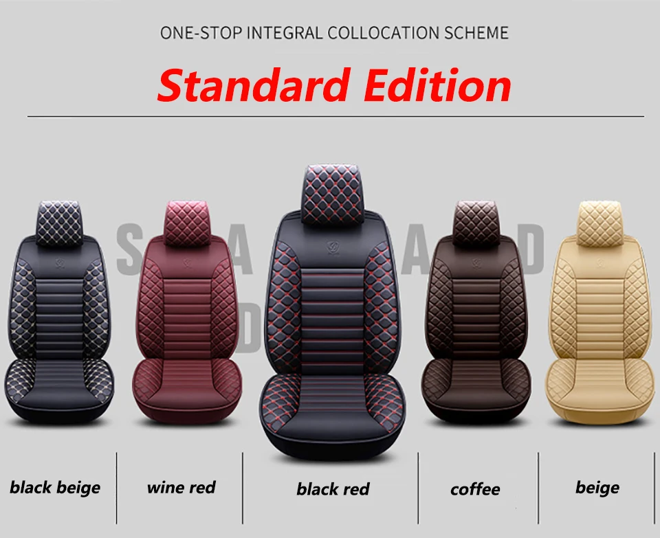 Universal car seat cover for peugeot 206 407 508 308 301 3008 205 106 307 207 car accessories seat covers