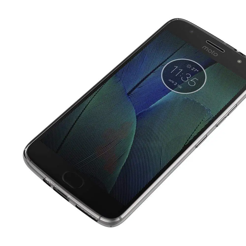 Для Motorola Moto G5s plus 5 дюймов ультра тонкий мягкий Силиконовый ТПУ резиновый гелевый