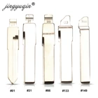 Лезвие для ключа автомобиля jingyuqin 15 шт #01 #31 #86 #133 #149 для Audi VW Polo Passat B5 Tiguan Golf Santana сидение Bora Skoda HU66 пустой ключ